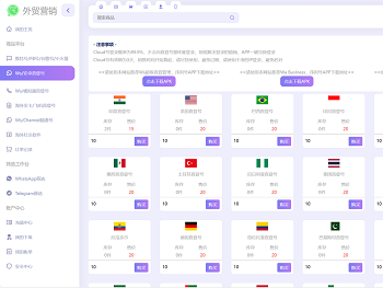 国外社交平台账号销售系统源码,telegram飞机号出售,WhatsApp筛选Ws,Tg外贸营销Supplier推特号,FB号,谷歌开户,小火箭Ws,Channel账号